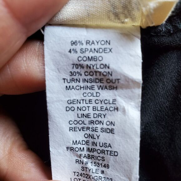 Brandy Blu Black Forever Rock Graphic Tee Size 3X NWT - Picture 6 of 7